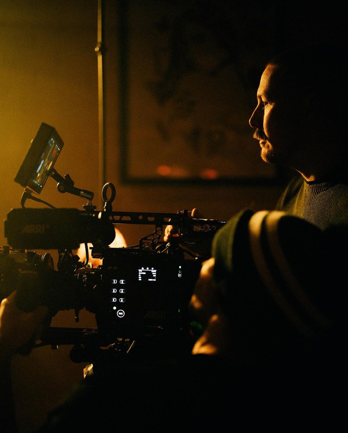 On set with the Darkbloom crew
